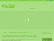 Tablet Screenshot of keybusinessnetwork.com.au